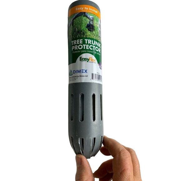 Tree Trunk Protection New Dimex Easy Flex Grey Plastic Garden 1768 - Picture 1 of 6